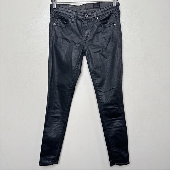 ADRIANO GOLDSCHMIED AG Womens 26 Legging Ankle Coated Jeans - Picture 2 of 15